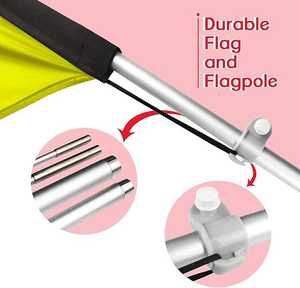 Dernière nouveauté : Ensemble de drapeaux plume Swooper de 7 pieds, en polyester numérique imperméable, avec support en aluminium, <span class=keywords><strong>pour</strong></span> publicité automobile et magasins de détail. - Product Image 4