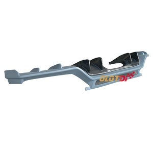 Aileron arrière en fibre de carbone + FRP, style JS, diffuseur pour Honda Civic 10ème génération FK8 Type R 2016-2020, tuning automobile - Product Image 3