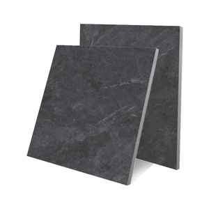 بلاط أرضيات 60x60 و80x80 من الرخام اللامع بلاط سيراميك أسود بورسلين مزجج مصقول - Product Image 5