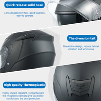 Certification DOT Mode Vente en gros Personnalisé Adultes Toutes saisons Moto de course en plein air Abs Modulaire Flip Up Casques de moto