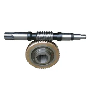 Copper CNC lathe processing CNC various worm gear rod processing high precision brass worm gears