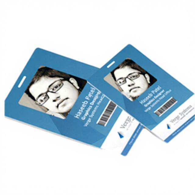 125KHz TK4100 PVC RFID ID Card with Photo Printing for Student Employee Hotel Portrait ID Cards