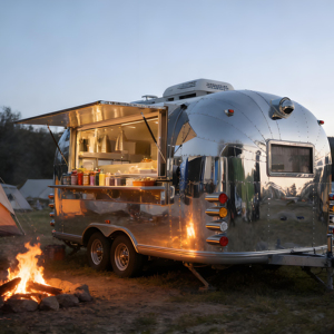 Carrito de Sándwiches Cubanos con Pan Prensado y Carne de Cerdo Mojo, Jamón y Queso Suizo con Encurtidos, Fusión Miami-Havana - Product Image 1