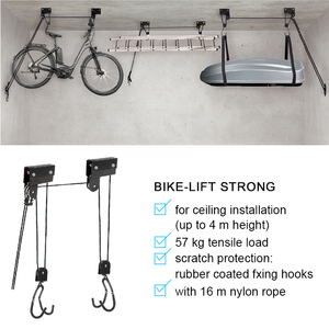 Élévateur de vélo électrique robuste et Durable, capacité de levage de 57 kg, Max, <span class=keywords><strong>Garage</strong></span>, boîtes de toit, échelle - Product Image 4