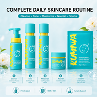 Ensemble de soins pour adolescents en marque blanche : Nettoyant hydratant et apaisant, Tonique, Lotion, Crème, Masque – OEM ODM – Soins pour jeunes peaux