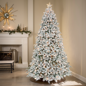 Árbol de Navidad Artificial de Alta Calidad con Luces, Decorado con Perlas, <span class=keywords><strong>Plegable</strong></span>, de 7.5 Pies, en Oferta - Product Image 3