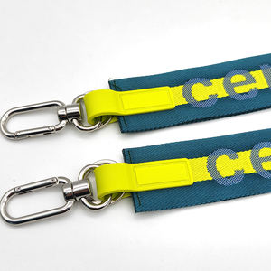 Llavero de Tela Personalizado con Bordado, Etiqueta Tejida con su Propio Logotipo, Llavero de Nailon Jacquard, Llavero Lulu, Venta Caliente de Fábrica - Product Image 3