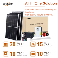 Système solaire hybride E-Nice 5KW 10KW 15KW 20KW 50KW, système d'énergie solaire hors réseau, kit complet, système d'énergie solaire pour la maison