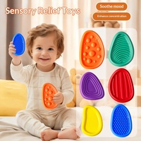 Jouets sensoriels en silicone unisexe pour les examens - Soulagement du stress pour les enfants, les jeunes atteints de TDAH, âgés de 7 à 35 ans, modèle SZX-6GGS