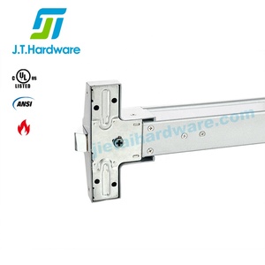 Lửa đánh giá sắt sơn Sliver khóa khẩn cấp chống hoảng loạn thoát Thiết bị đẩy thanh hoảng loạn khóa - Product Image 4