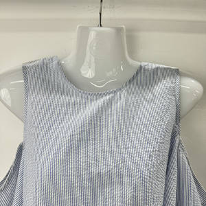 <span class=keywords><strong>Blusas</strong></span> de Mujer de Alta Calidad, Diseño Nuevo y Personalizado, Estilo Dulce, Casual, Color Azul Cielo - Product Image 4