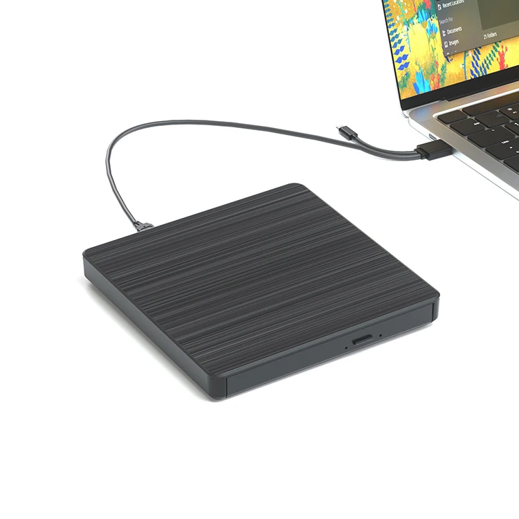 External SATA Optical Drive Mobile DVD Burner Laptop with Plug and Play