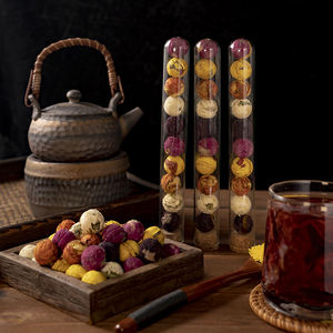 <span class=keywords><strong>Dragon</strong></span> <span class=keywords><strong>Ball</strong></span> Flower Tea 5 g/PC Mini Natural Flower Blooming Tea Handmade Artisan Hibiscus Chrysanthemum Rose <span class=keywords><strong>Tube</strong></span> Loose Wholesale - Product Image 6