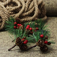 Articles de noël fleurs de noël artificielles pour décorations de table