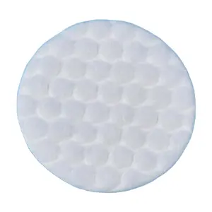 प्रतिस्पर्धी मूल्य दैनिक सफाई के लिए सफेद दौर सादा कॉस्मेटिक Spunlace कपास पैड घर चिकित्सा पर्सनल केयर