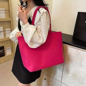 Sac fourre-tout en feutre pour femme, élégant, léger et résistant, sac de shopping pour femme - Product Image 2