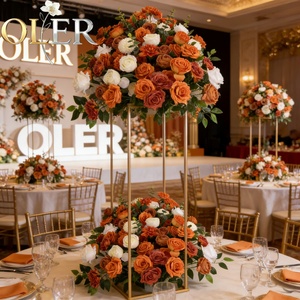 Orquídeas Blancas OLER de Seda Premium al por Mayor para Centros de Mesa DIY para Decoración de Eventos y Banquetes - Product Image 1