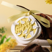 FLORESCENCE personnalisé fleur céramique arôme parfumé plâtre tablette diffuseur d'huile essentielle gypse pierre maison voiture désodorisant cadeaux