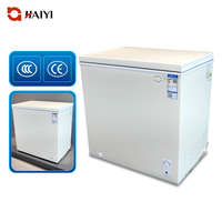 Congélateur de supermarché 200L, porte à ouverture supérieure, refroidissement direct, congélateur à ouverture latérale, commande numérique, dégivrage semi-automatique pour restaurant