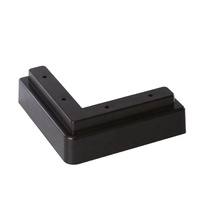 Pieds de remplacement robustes en plastique ABS imitation pour canapé, table, armoire, lit, utilisation extérieure et intérieure, pour escalier
