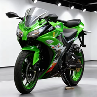 Motocicleta de Calle Ninja de 250cc y 400cc, Bicilíndrica, Refrigerada por Líquido, con Inyección Electrónica de Combustible, Alta Velocidad y Manejo Estable
