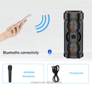 Haut-parleur Bluetooth sans fil ZQS4243W 10W haute puissance pour karaoké à domicile et soirées musicales - Product Image 5