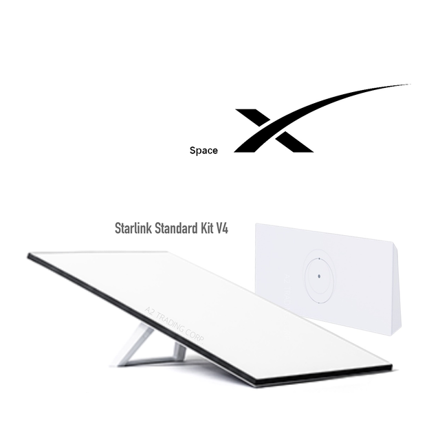 Starlink Gen 3 Standard Kit V4  High-Speed Satellite Internet  Wi-Fi 6 Router Actuated Dish  Fast Reliable for Home New Original