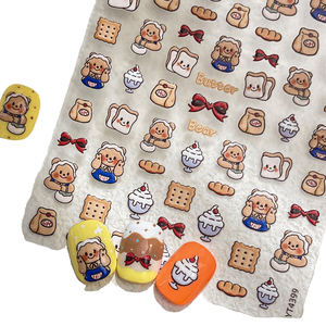 Set <span class=keywords><strong>de</strong></span> Arte <span class=keywords><strong>de</strong></span> <span class=keywords><strong>Uñas</strong></span> 3D <span class=keywords><strong>Kawaii</strong></span> con Diseños <span class=keywords><strong>de</strong></span> Gato Rosa, Osito <span class=keywords><strong>de</strong></span> Peluche y Flores Estrelladas, Adhesivos <span class=keywords><strong>de</strong></span> Papel Seguros para Niños - Product Image 4