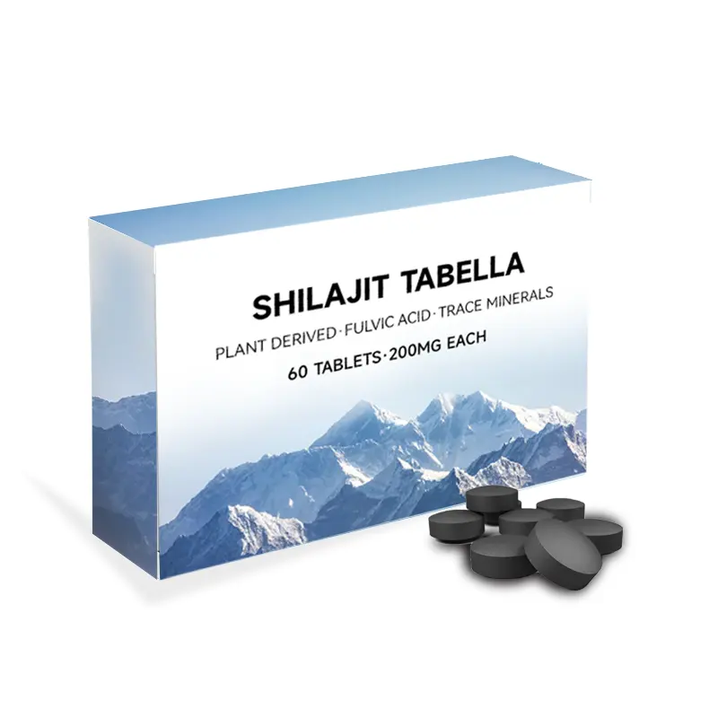 Tablet OEM: SHILAJIT TABELLA,200MG setiap shilajit untuk Suplemen Herbal