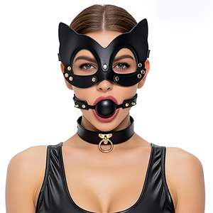 Bdsm 성인 커플 성인을위한 대안을 유혹 SM 개 훈련 노예 페티쉬 훈련 성인 섹스 토이 체인 아이 마스크 속박 세트 - Product Image 1