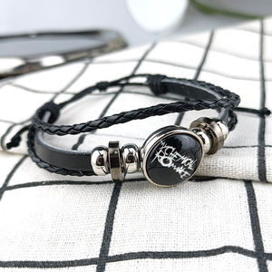 Bracelet en cuir ajustable My Chemical Romance, <span class=keywords><strong>groupe</strong></span> de <span class=keywords><strong>rock</strong></span>, bijou de cosplay avec pierre précieuse du temps, cadeau pour les fans - Product Image 2