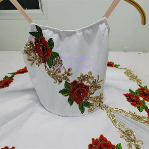 Alta calidad <span class=keywords><strong>7</strong></span> capas niños niñas adultos Le Réveil <span class=keywords><strong>De</strong></span> Flore rendimiento desgaste Floral blanco Ballet tutú disfraces - Product Image 2