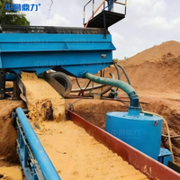 Ligne de traitement minier Zhongyu Dingli, équipement minier, installation de lavage à trommel pour roche dure, or, avec concasseur et crible vibrant