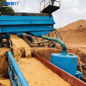Zhongyu Dingli鉱物加工ライン採掘設備ハードロックゴールドトロンメル洗浄プラントクラッシャー振動スクリーン付き - Product Image 3