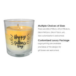 C & H Velas de vidrio personalizadas Etiqueta privada perfumada Regalos del Día del <span class=keywords><strong>Padre</strong></span> Velas perfumadas Juegos de <span class=keywords><strong>regalo</strong></span> Difusores de lujo - Product Image 4