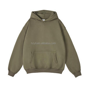 Sudadera de Alta Calidad, Corte Regular, Felpa Gruesa, Hombros Caídos, Primavera, Cálida, 100% Algodón, Informal, con Logotipo Personalizado, Ropa Urbana para Hombre - Product Image 3