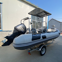 Nouveau bateau rigide en aluminium de qualité supérieure Rib Boat Hypalon Rib Boat pour les sports nautiques océaniques