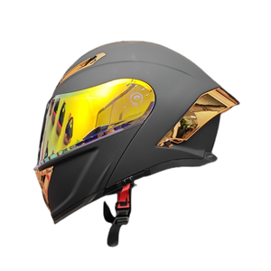 Casco modulaire graphique personnalisé Ventilation par électrolyse Certification DOT Casques à rabat <span class=keywords><strong>Casque</strong></span> de moto à double lentille - Product Image 2