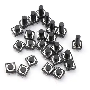 12*12*4.3mm DIP Push Button Tact Switches H4.3mm 4pin Dip 12*12mm Tact Switch