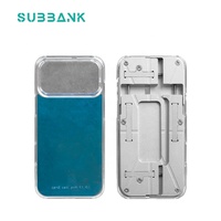 Nouveau moule universel 3D pour coque de téléphone par sublimation (en métal plaqué argent) pour tous les modèles, gabarit pour machine de transfert thermique sous vide, vente en gros