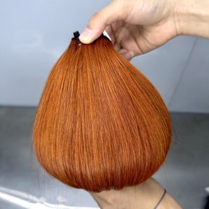 ผมต่อเวียดนามแท้แบบเป็นมัด  ถักสองชั้น  ซุปเปอร์ดับเบิ้ลดรอน สีน้ำตาลธรรมชาติ 100 กรัม - Product Image 3