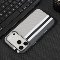Coque Magnétique en Fibre de Carbone pour iPhone 17 Pro Max 17 Air 15 13 Pro 12 Pro – Housse Rigide Antichoc