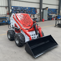 Minipala cingolata diesel Euro 5 EPA Changchai da 890 kg con trinciatrice forestale e tosaerba