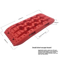 Planche de secours antidérapante en nylon haute performance pour véhicules tout-terrain, aide à la traction en neige et boue, outil de récupération hors route