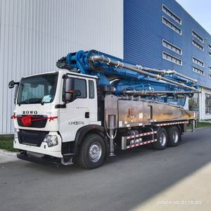 Camión Bomba de Concreto JIUHE, Venta Directa de Fábrica, 30m 38m 43m 52m 58m 62m 70m, Camión Bomba de Concreto con Pluma, Buen Precio - Product Image 1