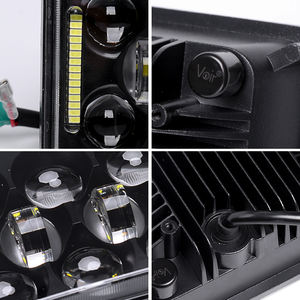 Lainnya Aksesori Lampu Mobil Persegi 5 Inci 4X6 Inci Lampu Depan LED Halo Hi/<span class=keywords><strong>Lo</strong></span> Beam Pengganti 60W Lampu Depan Thar untuk Petersburg Bilt - Product Image 4