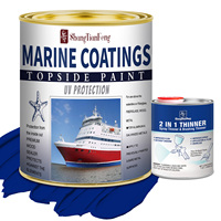 Peinture époxy spéciale anti-corrosion pour navires marins, résistante au soleil, pour structure en acier de coque, antirouille, résistante aux acides, revêtement liquide