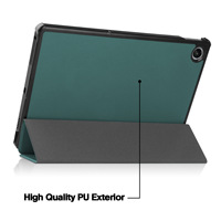 Étui pour tablette iPad Air 4 10,9 pouces 2020 Mini 5, étui folio en cuir PU à trois volets, coque rigide en PC, fonction veille/réveil automatique, étui de protection avec support