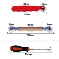 Outil de démontage de rouleaux de moustiquaire robuste Jin Yingxin pour fenêtres et portes, avec roue en nylon et bande en caoutchouc en acier inoxydable