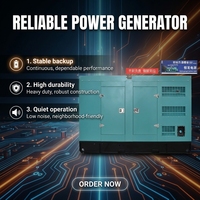 Groupe électrogène diesel silencieux triphasé 30 kVA à faible bruit, moteur WEICHAI 24 kW, alimentation de secours industrielle ATS 100 % cuivre, vente chaude